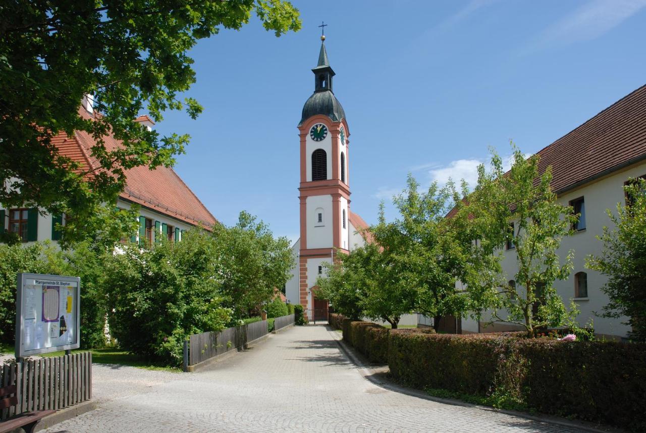 Gastehaus Schlossbrau Ichenhausen Eksteriør bilde