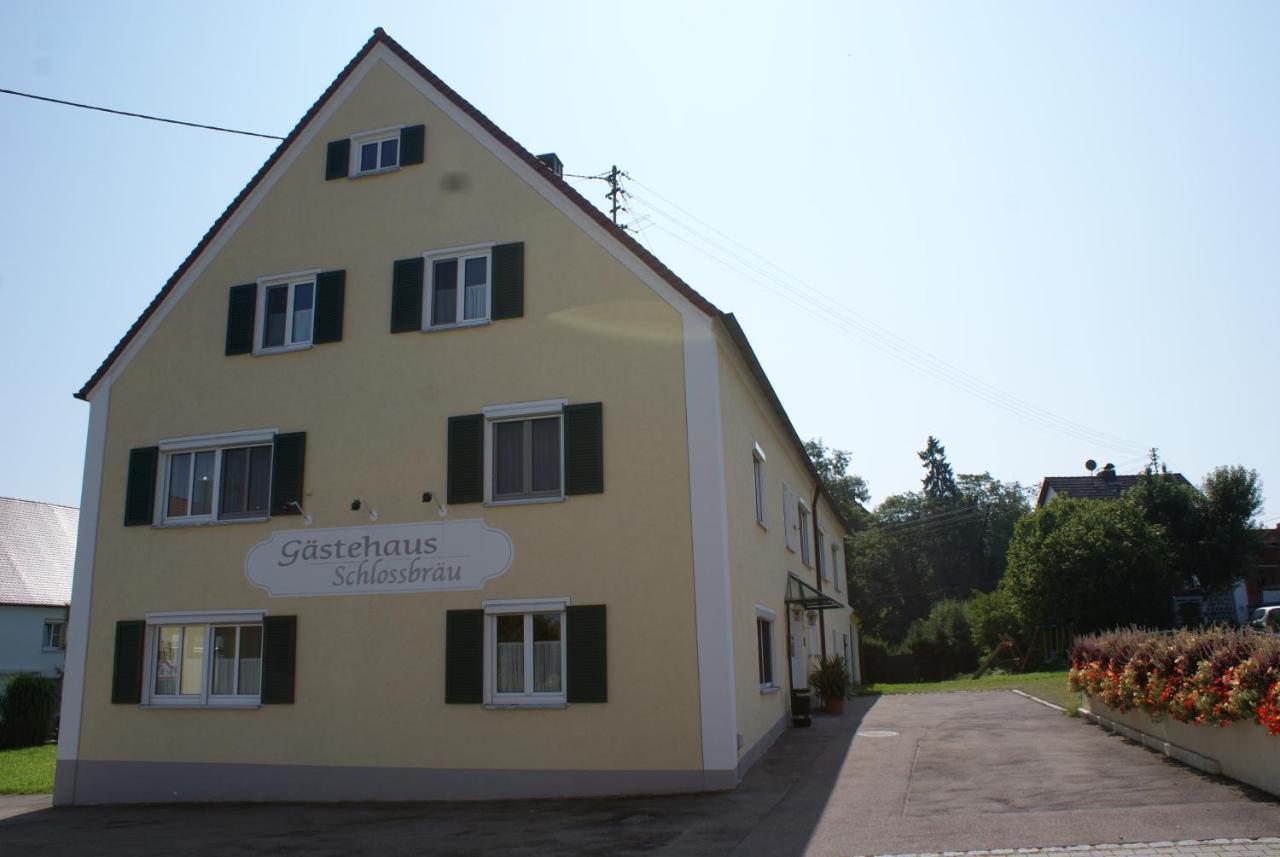 Gastehaus Schlossbrau Ichenhausen Eksteriør bilde